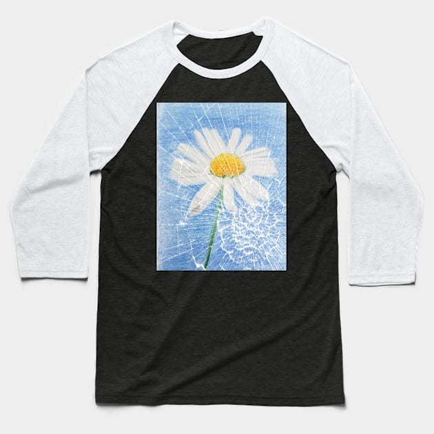 Daisy Baseball T-Shirt by teenamarie23art